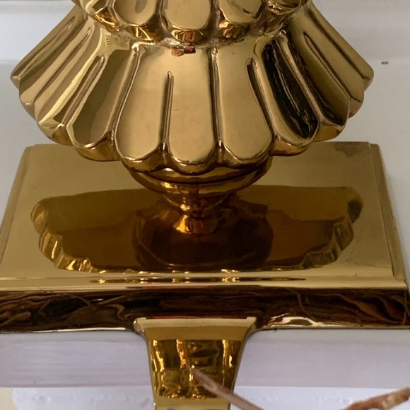 Gold-tone Christmas Tree Stocking Holder - Picture 10 of 16